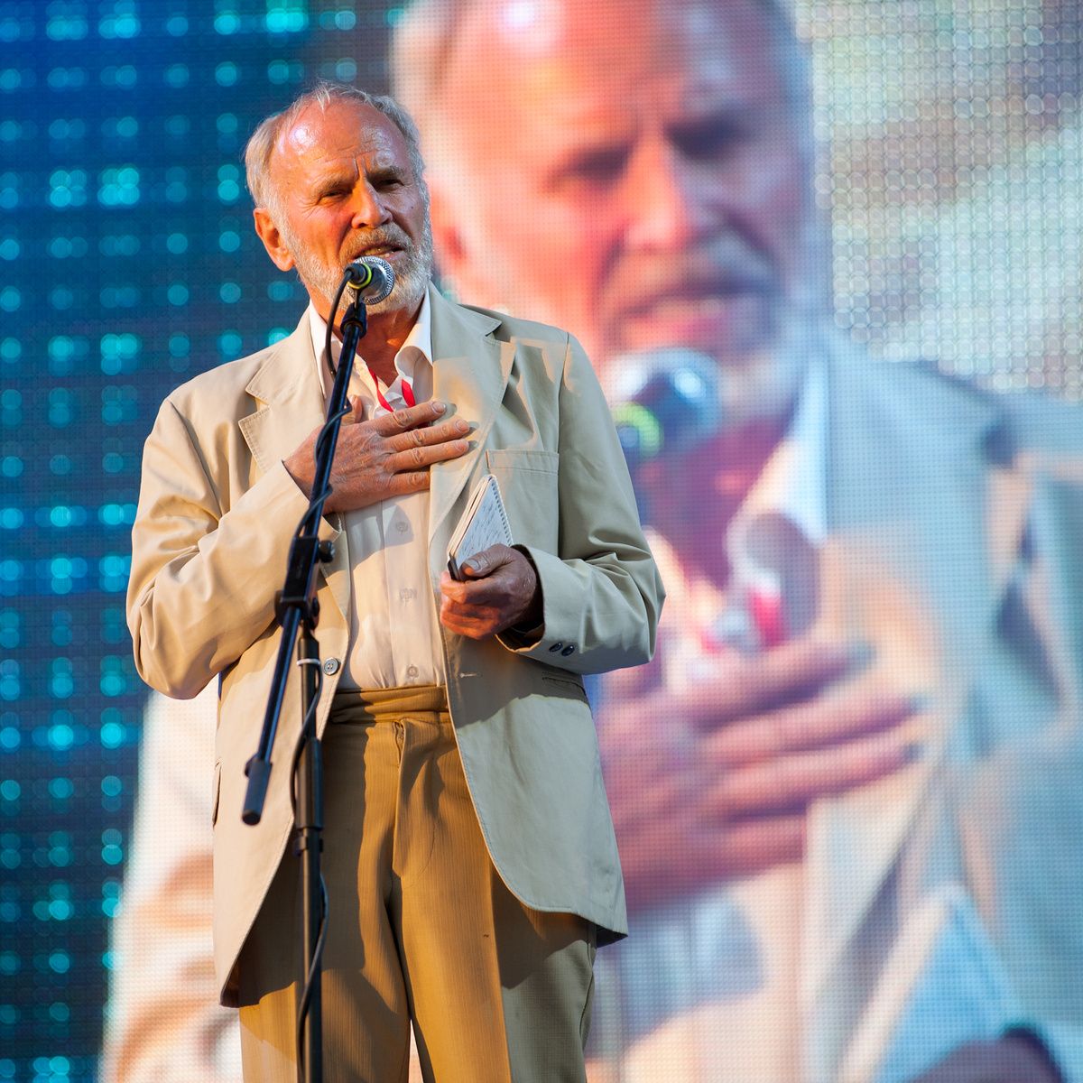 "На фестивале Евдокимова "Земляки" Этот и дальнейшие кадры в статье мои.