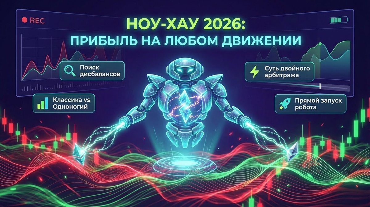 Ноу-хау 2026: двойной арбитраж — как зарабатывать на любом движении рынка с помощью торговых роботов