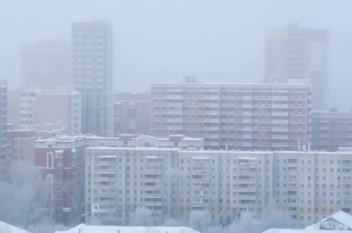    Аномальные морозы принесли в воздух Омской области и вредные вещества