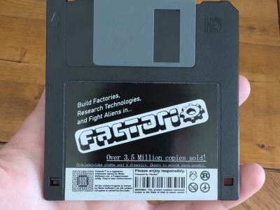    Геймер запустил Factorio через тысячу дискет — на это ушла неделя [ВИДЕО]