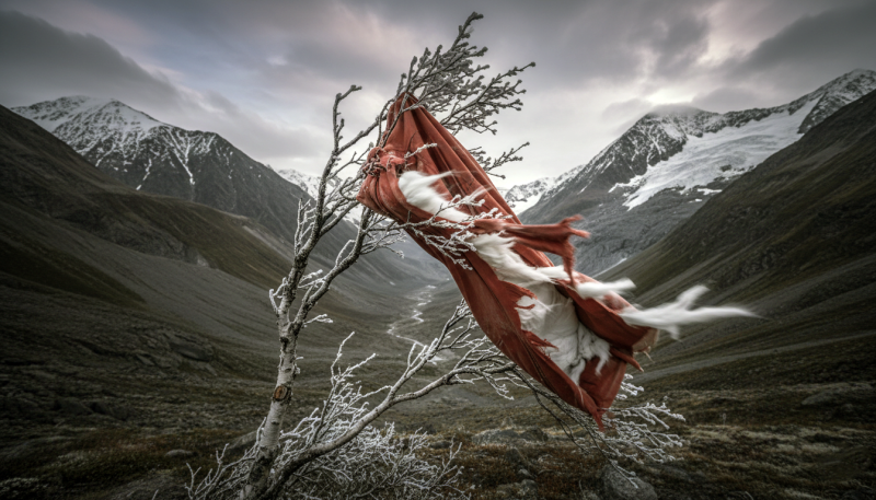    Ребята почему-то не укутались в спальники, когда замерзали. Коллаж Царьграда