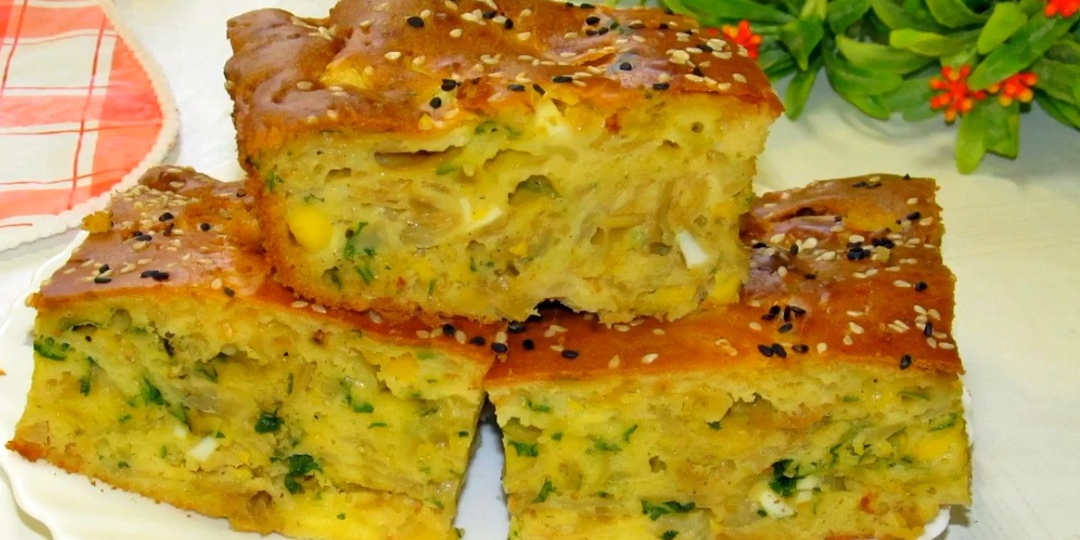 Как просто приготовить  УЖИН. Самый вкусный заливной пирог.