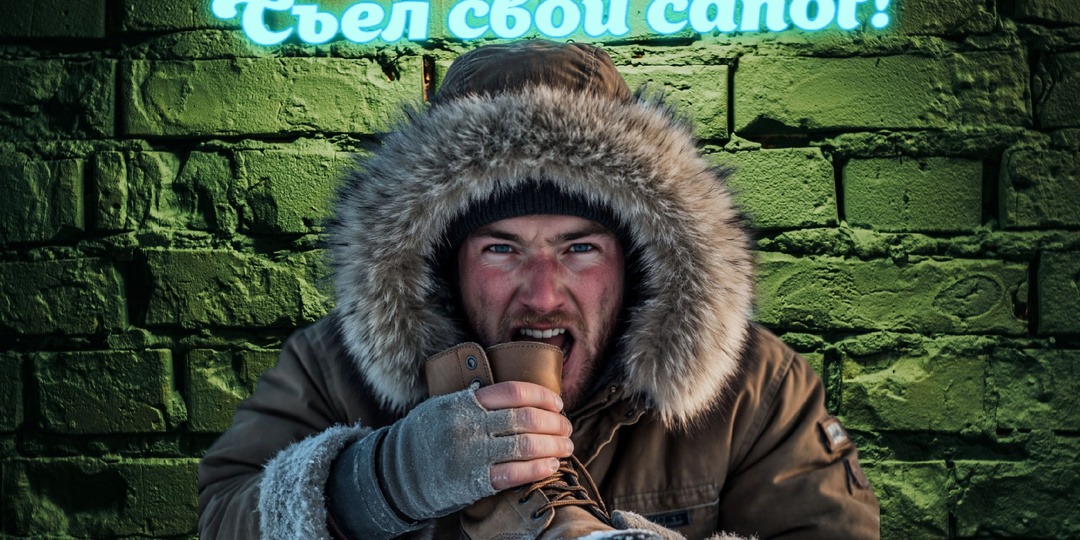 Когда голод не тётка: история человека, который съел собственный сапог — и остался жив