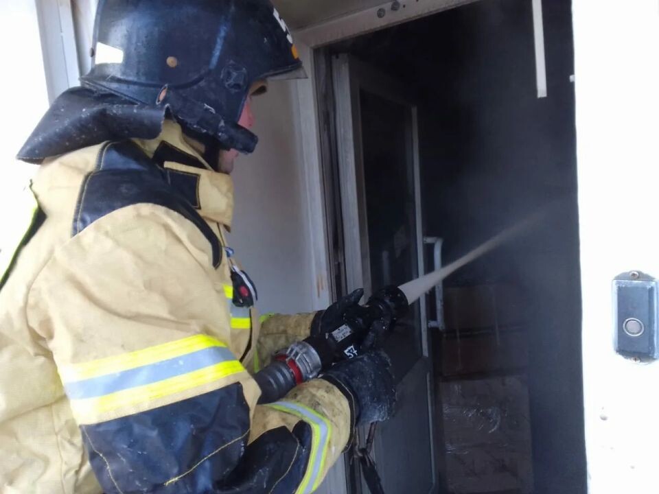    Пожар в Славгороде. Источник: ГУ МЧС по Алтайскому краю