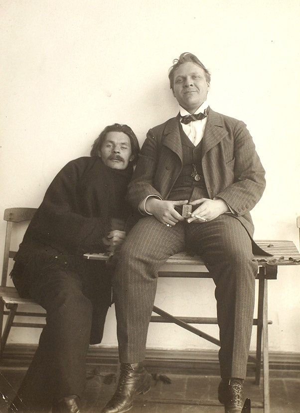 Максим Горький и Федор Шаляпин