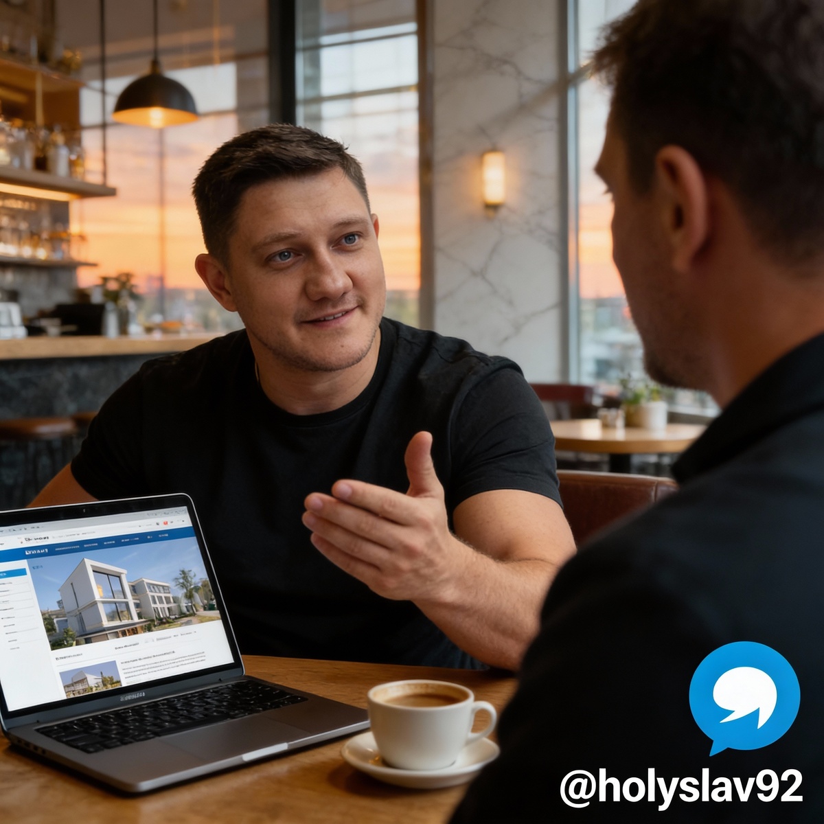    Успешные переговоры с клиентом Святослав Шакин