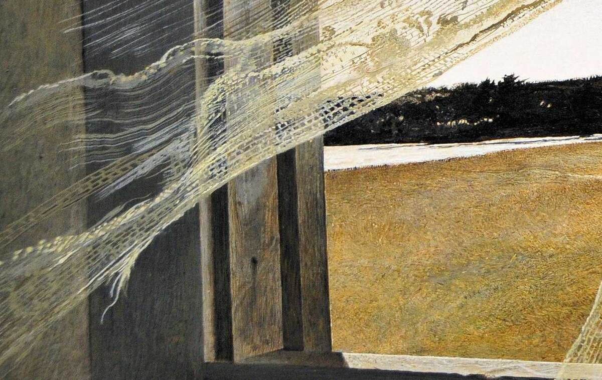 Эндрю Уайет. «Ветер с моря», 1947 (фрагмент)