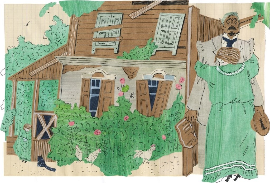 Иллюстрация Е.Поповской. Возвращение ветеринара