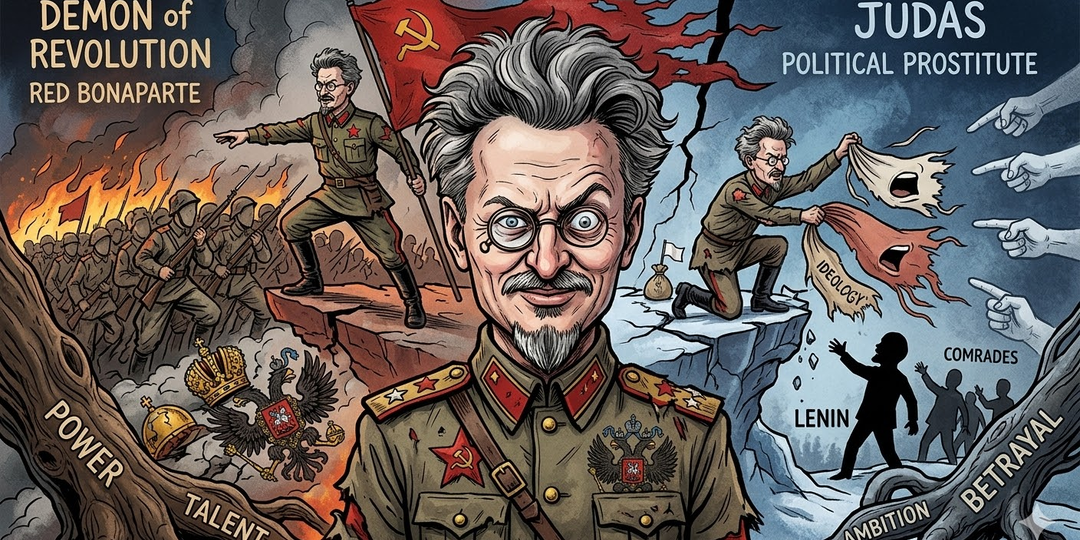 «Демон революции» и «политическая проститутка»: каким на самом деле был Троцкий...