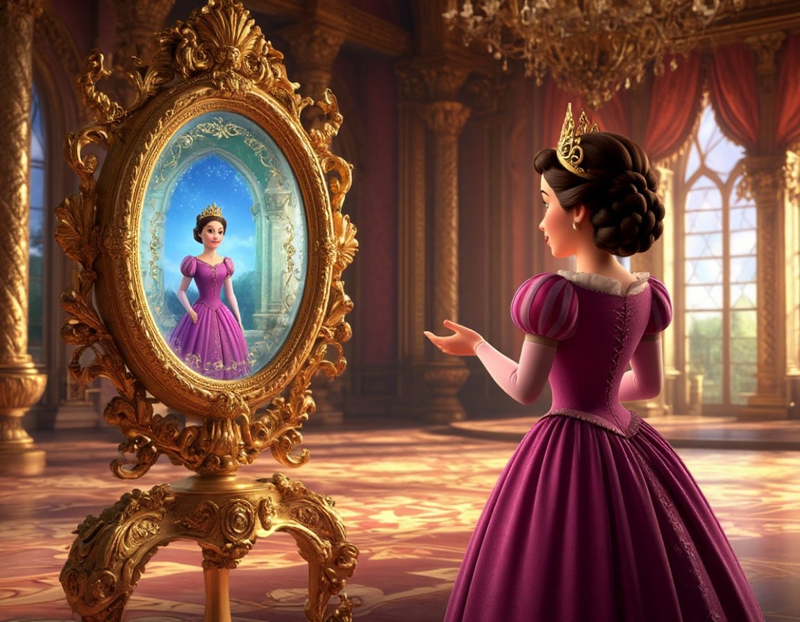 Царица с волшебным зеркалом