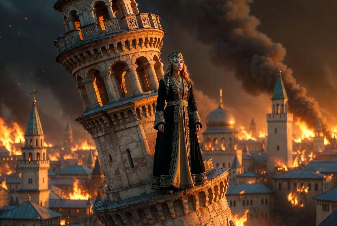 Сююмбике в представлении нейросети