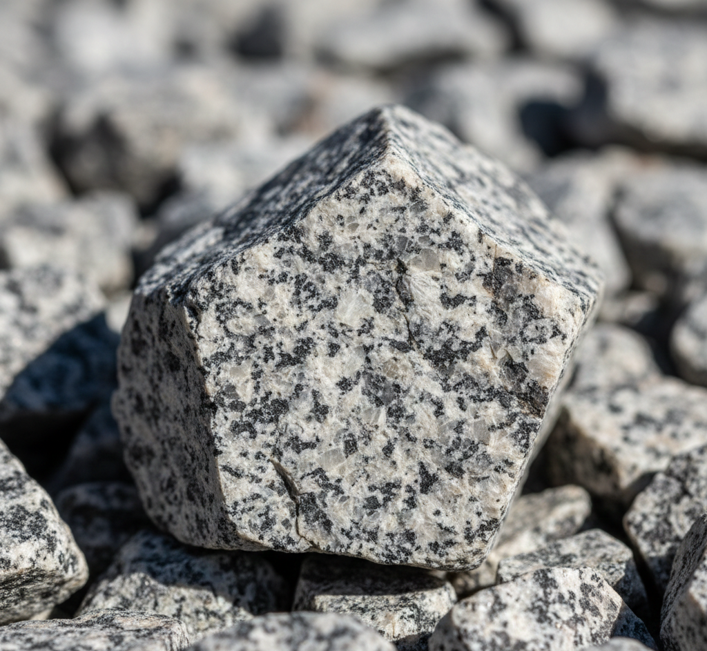 Угловатая форма щебня