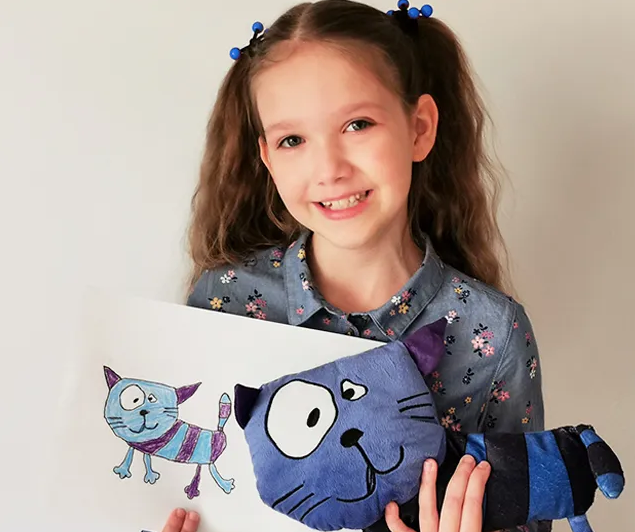 terrakid.ru📷IKEA выпустила игрушку по рисунку восьмилетней Лиепы из Литвы