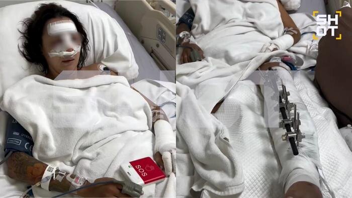 Наталья в госпитале. Фото @ SHOT