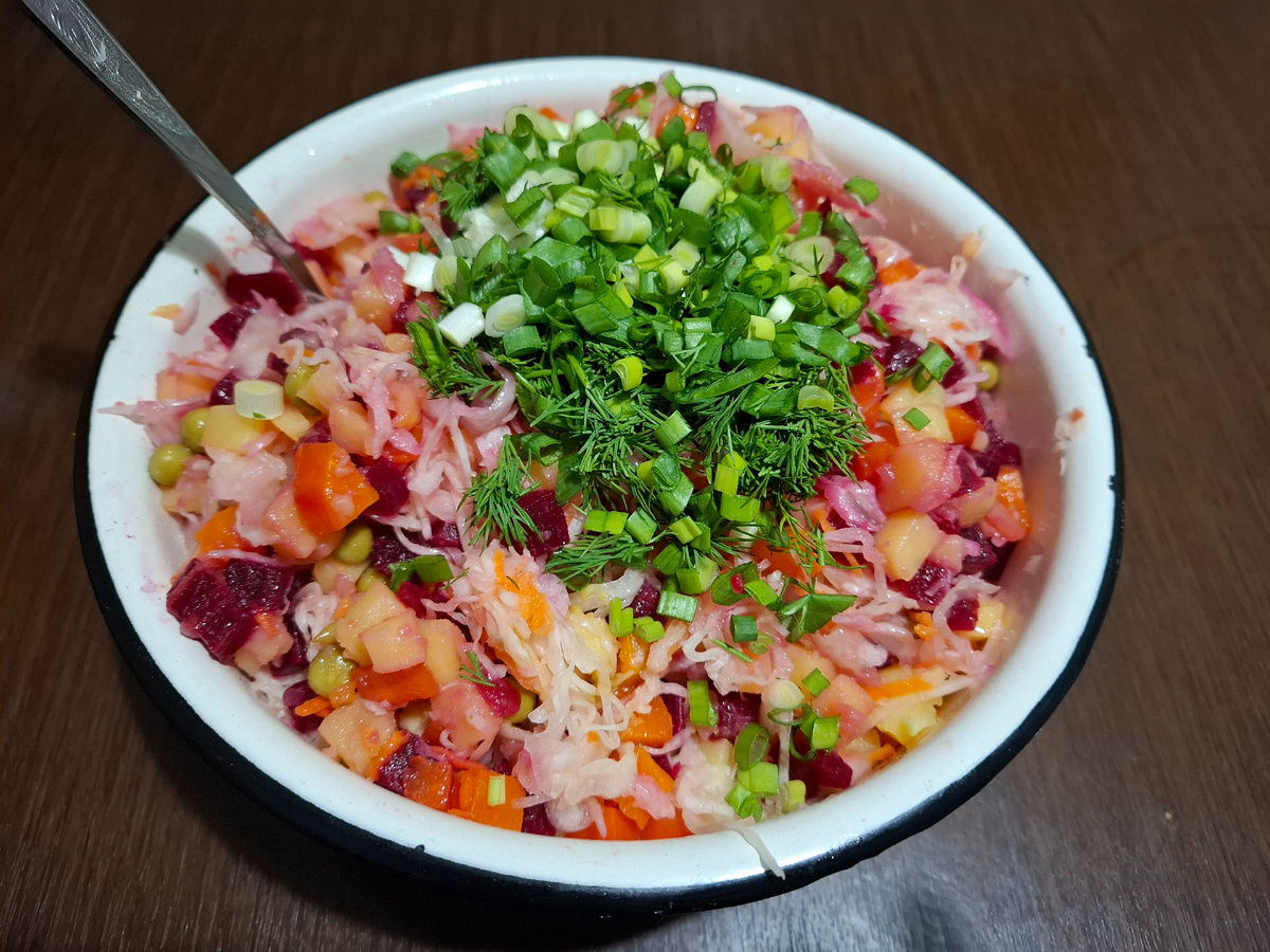 Жизнерадостные цвета винегрета