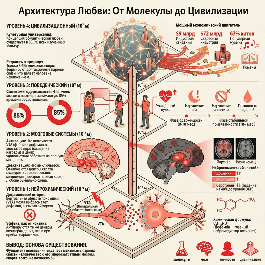 Архитектура любви: от молекулы до цивилизации