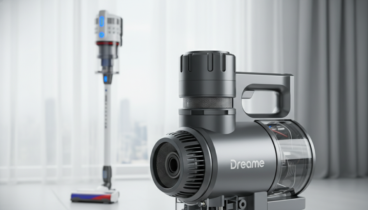 Вертикальные пылесосы Dreame V12 Pro (EU Версия), Серый, мощный двигатель 160 000 об/мин