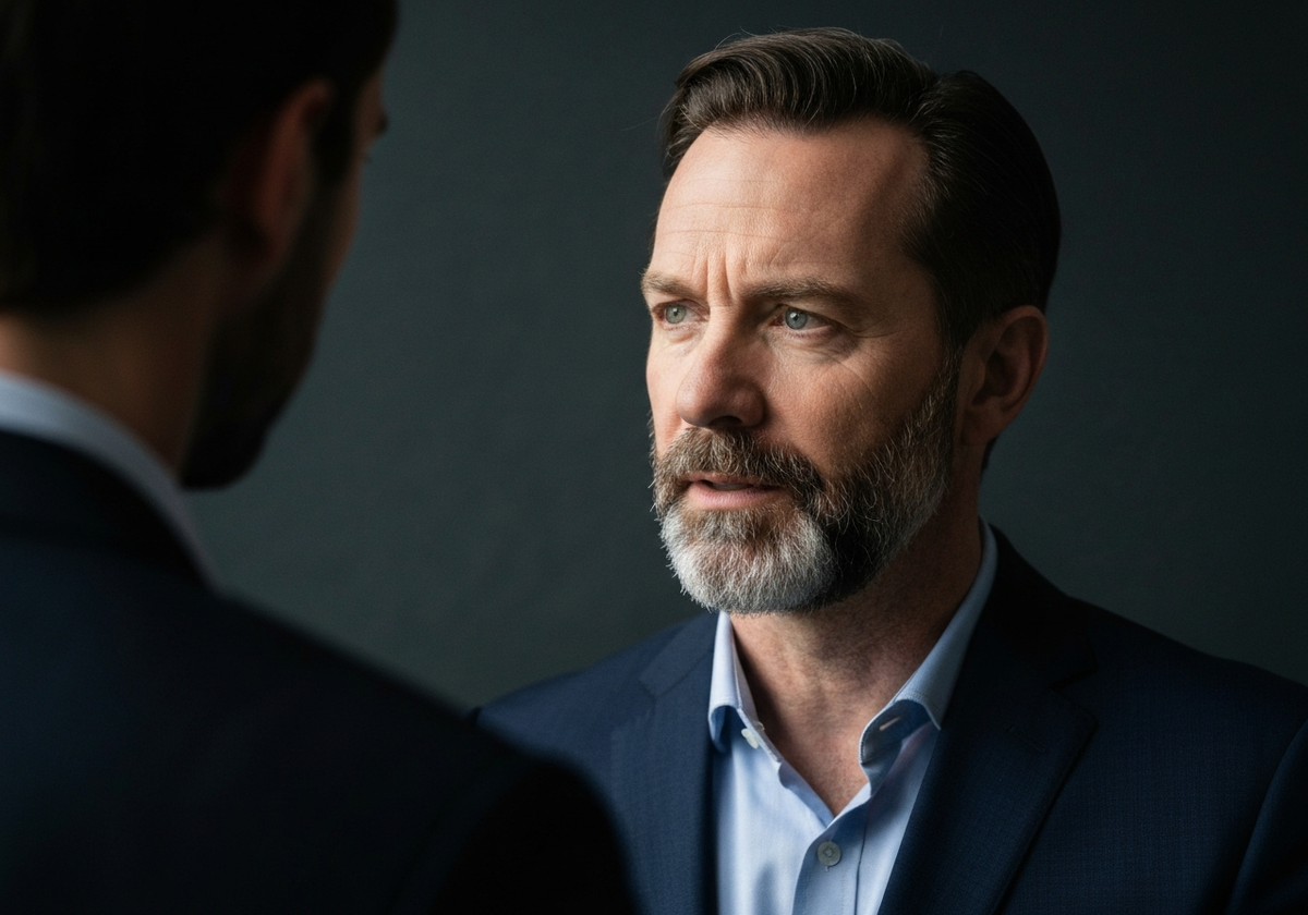 Клиент слушает объяснение с интересом