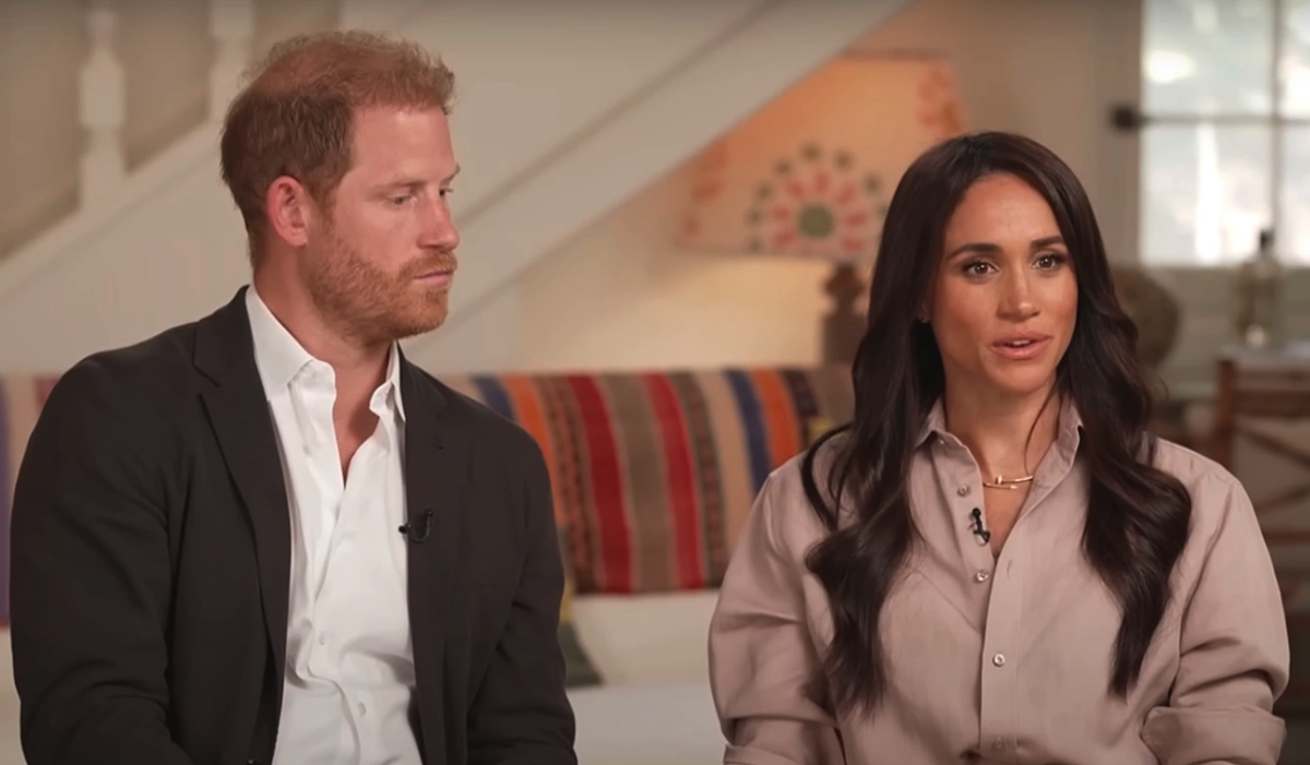    Меган Маркл и принц Гарри. Кадр: YouTube-канал "CBS Sunday Morning"