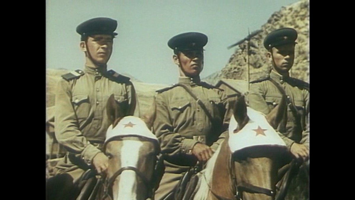 Пограничники-кавалеристы. Кадр из фильма