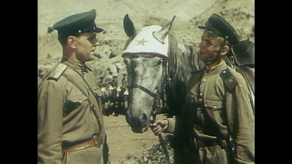 Пограничники-кавалеристы. Кадр из фильма