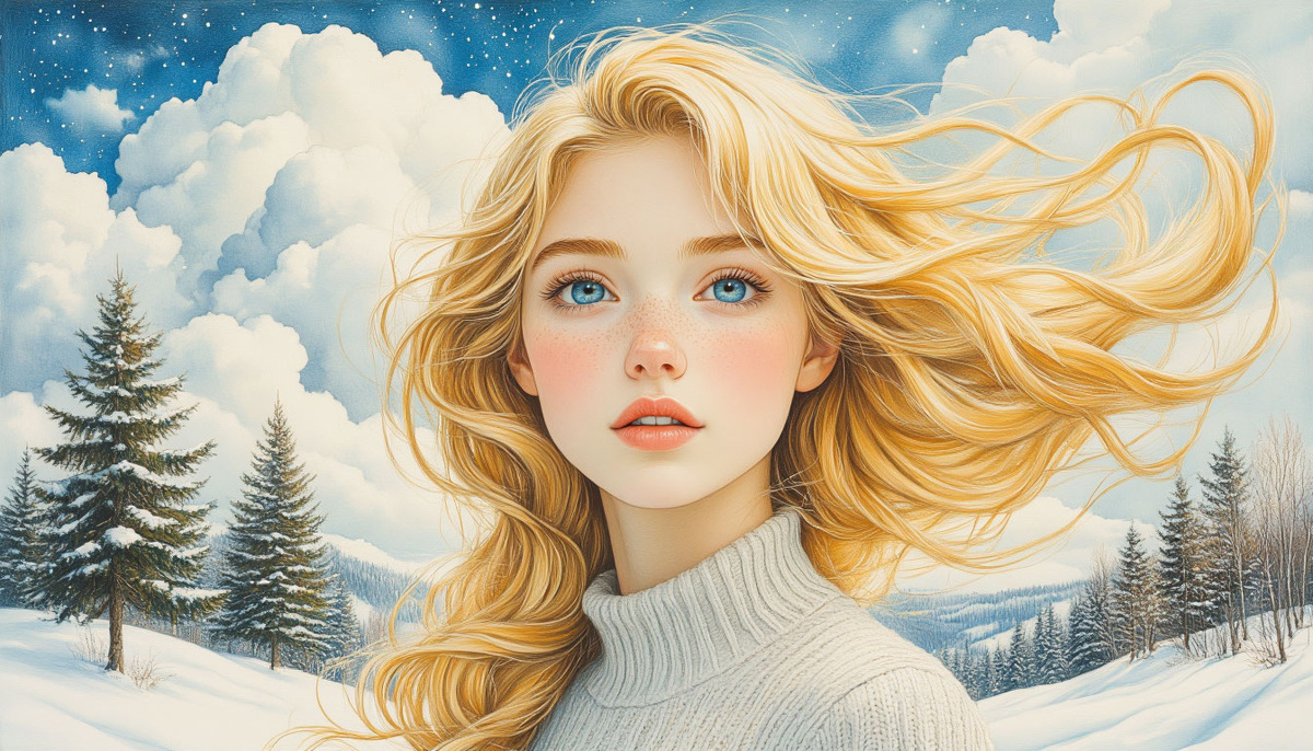 Расчешем волосы? Изображение от ИИ Шедеврум