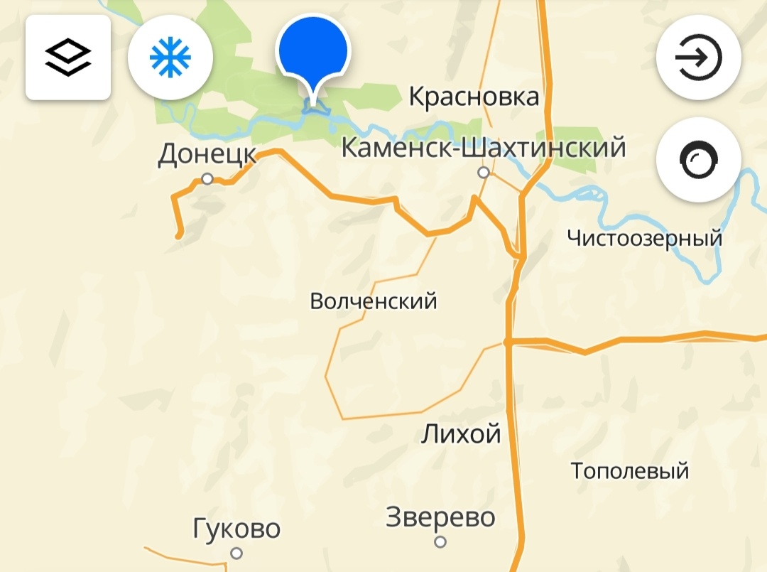 Хутор указан синеньким грибочком