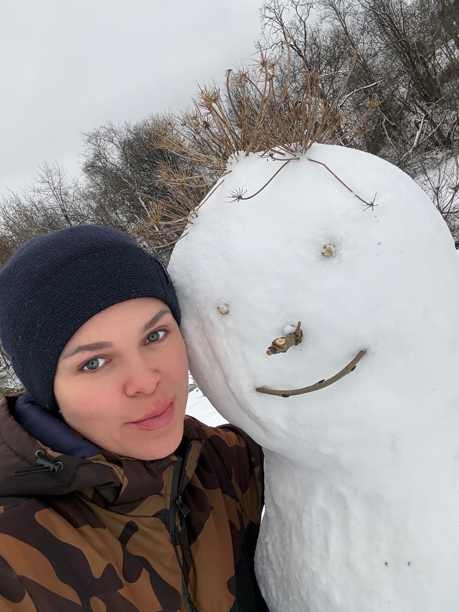Все слепили себе зимнего друга или подругу😁???