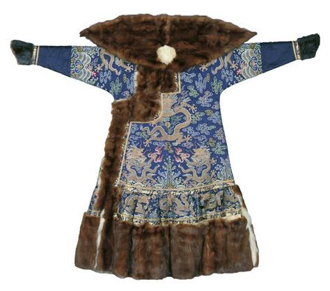 Зимняя одежда государственного служащего, нуань Мао до 1890 года, династия Цин (1644-1911), период Гуансюй (1875-1908).