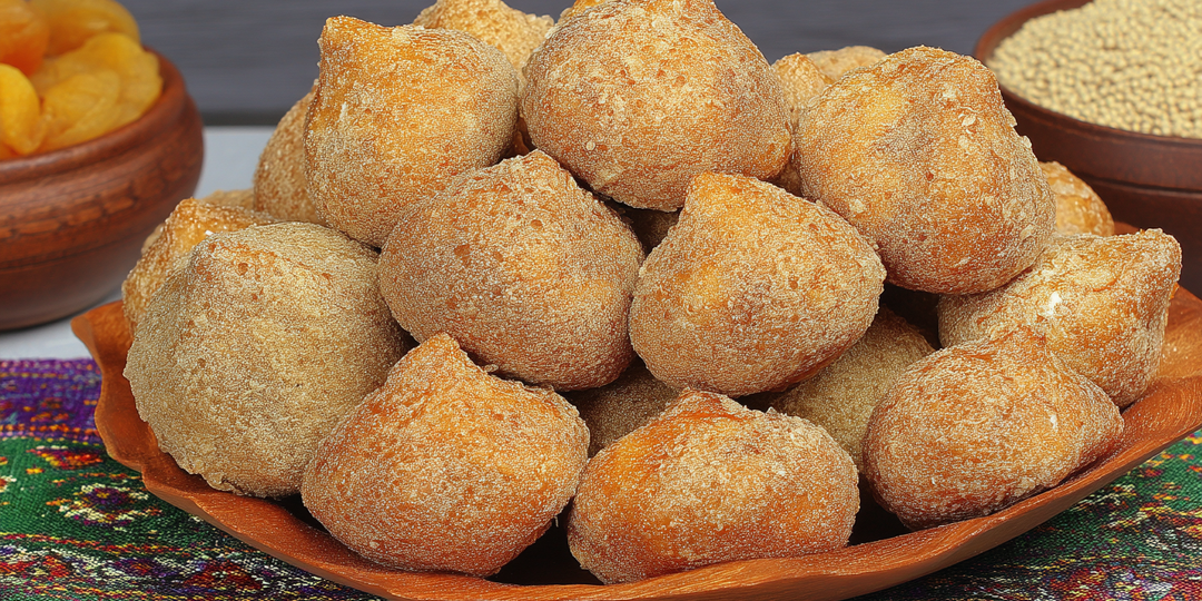 Баурсаки — традиционное жареное тесто Алтая