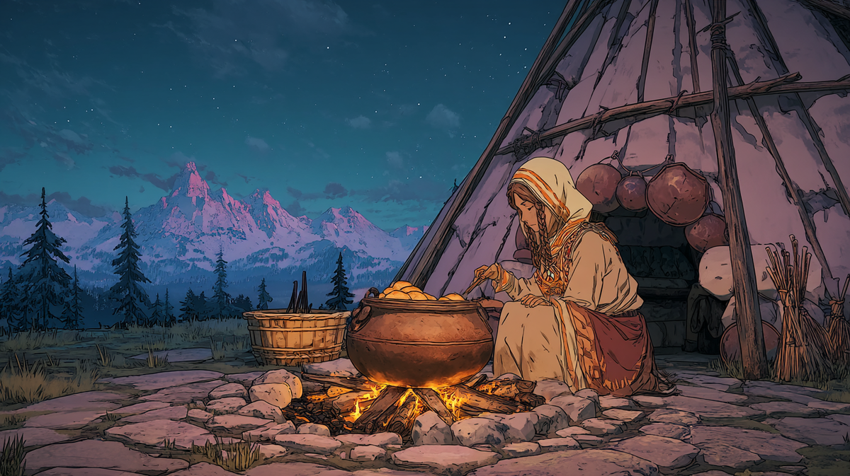 Легенда о баурсаках — хлебе, который благословили духи дороги