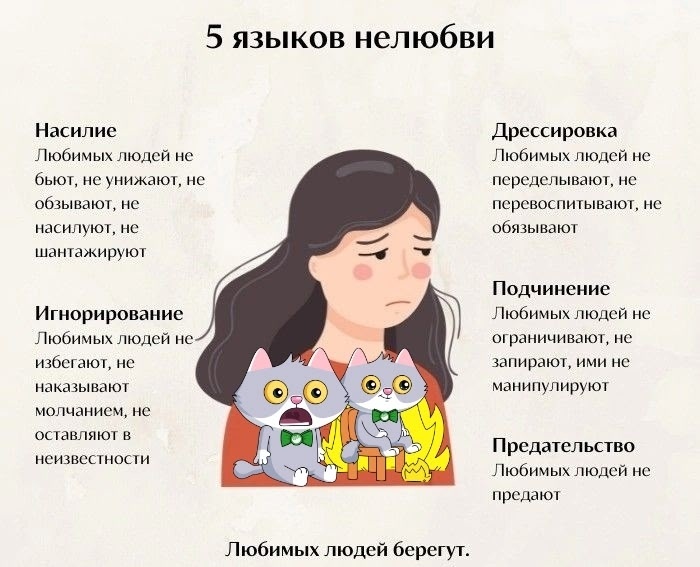 5 языков нелюбви