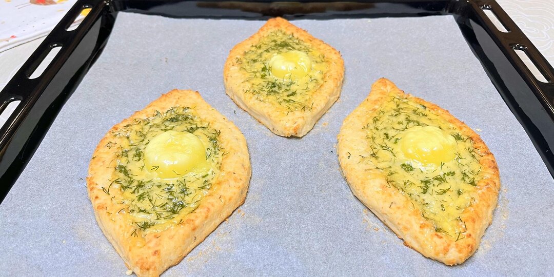 Хачапури ПП. Много белка, без глютена.