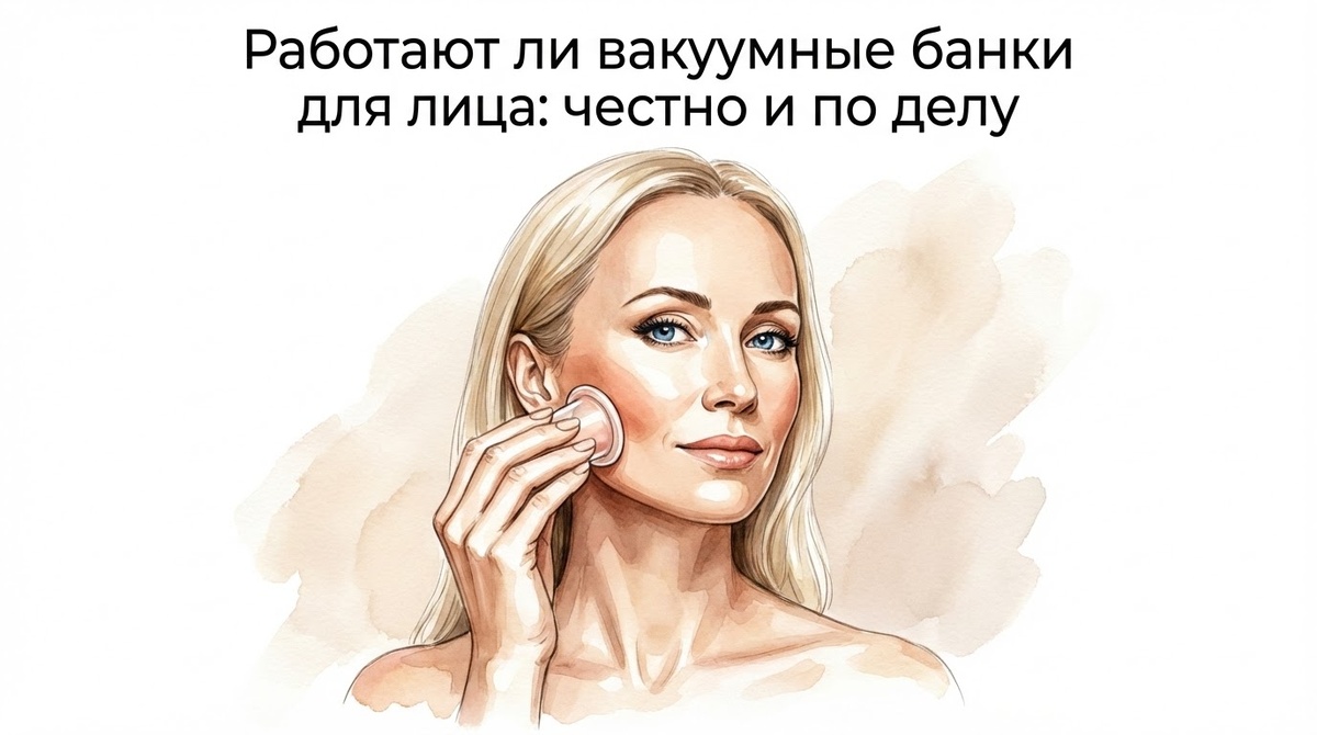 Вакуумные банки для лица — безопасный массаж для уплотнения и улучшения качества кожи.