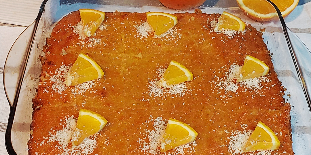 Что будет, если смешать манку и целый апельсин в блендере? Рассказываю рецепт самого ароматного десерта