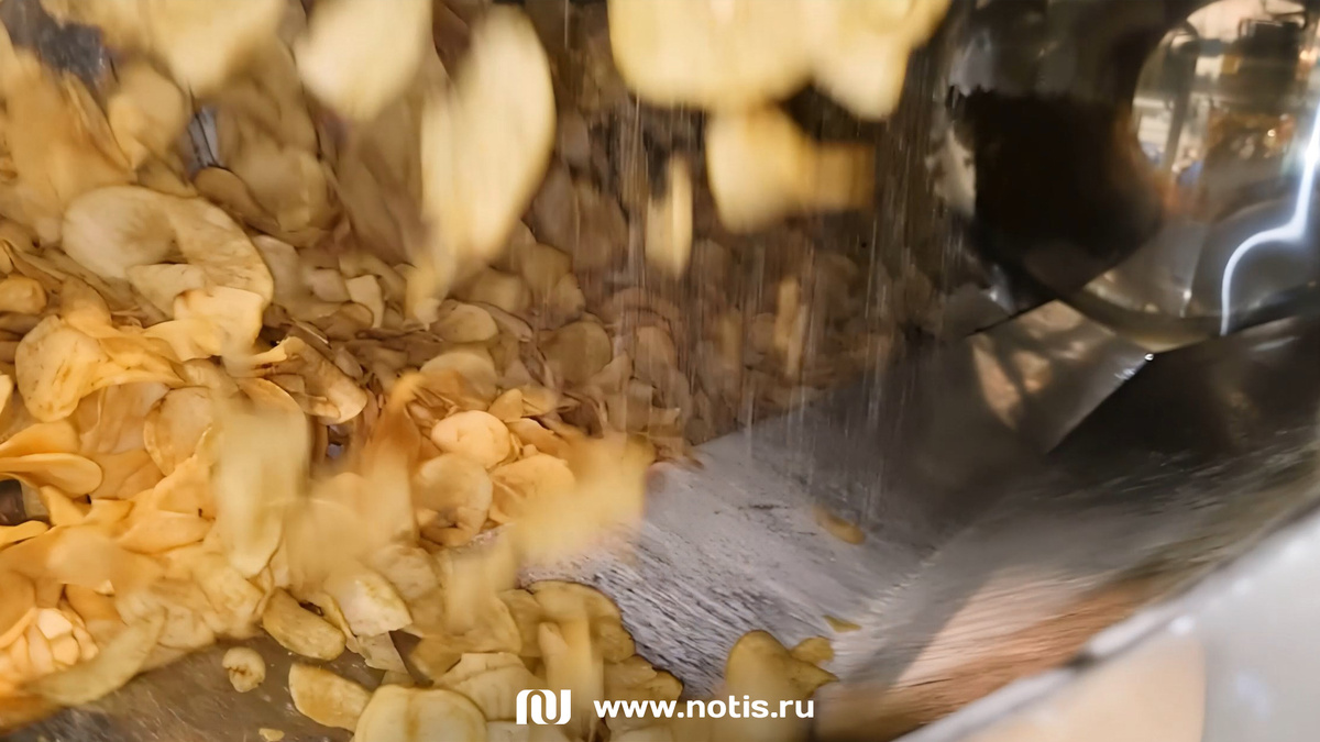 Смешивание вкусовых доавок с чипсами