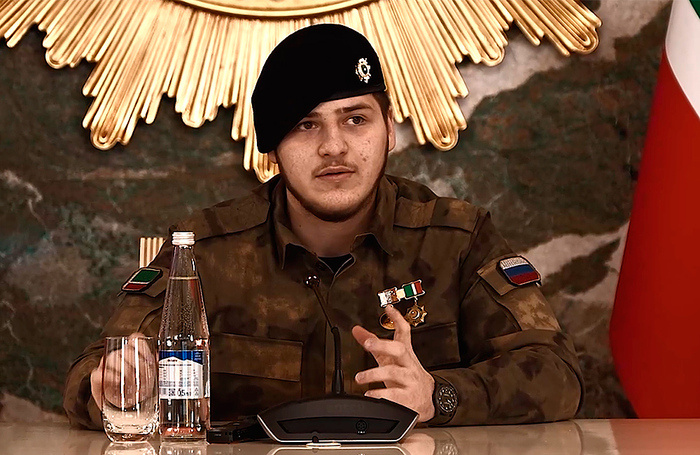    Помощник главы ЧР, секретарь Совета безопасности ЧР Адам Кадыров.скриншот видео t.me/RKadyrov_95