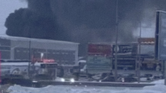    В Сургуте горел гаражный кооператив