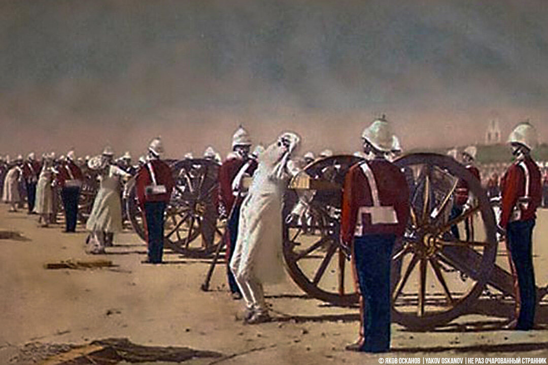  «Казнь заговорщиков в России» В. Верещагин 