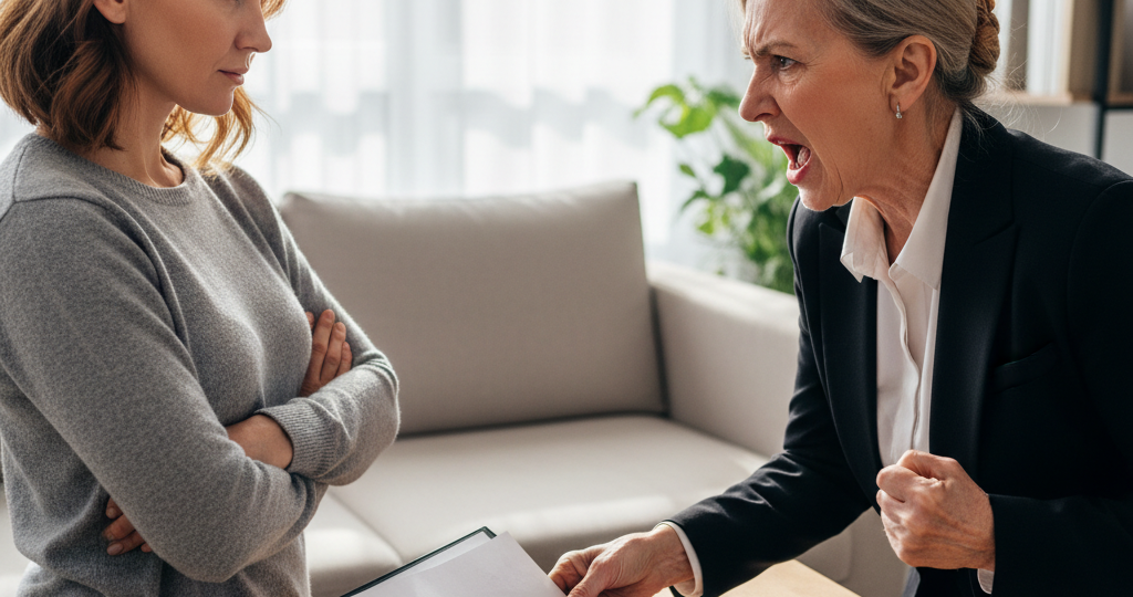 Мать мужа принесла документы и потребовала, чтобы я подписала отказ от наследства