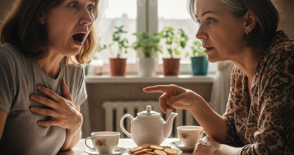 Сводная сестра появилась на пороге с чемоданом и документами о родстве
