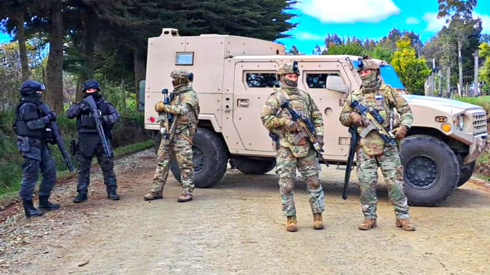 Совместный военно-полицейский патруль в Араукании