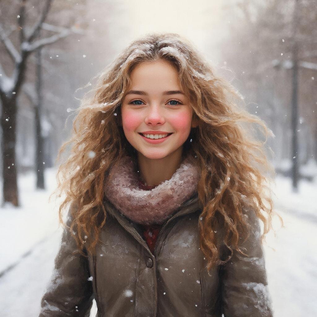 Зимняя прогулка.