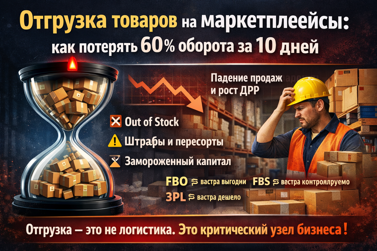 Отгрузка товаров на маркетплейсы