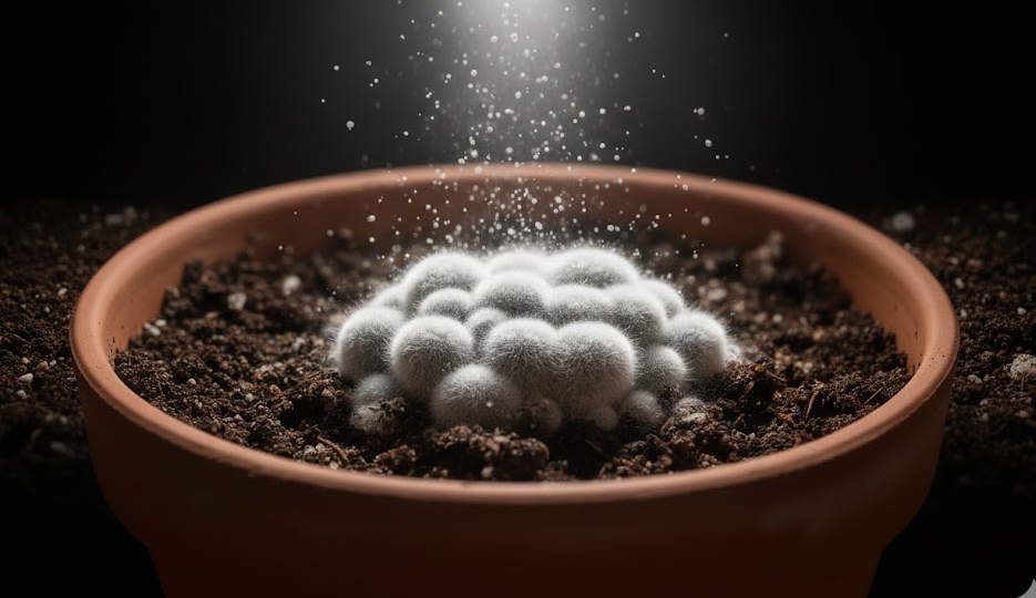 Плесень в горшках - невидимый убийца комнатных растений.