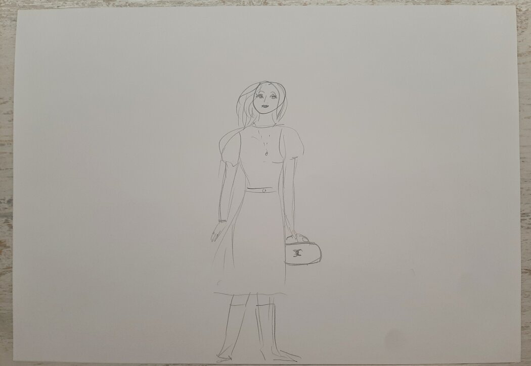 
Рисунок автора по мотивам клиентского рисунка.