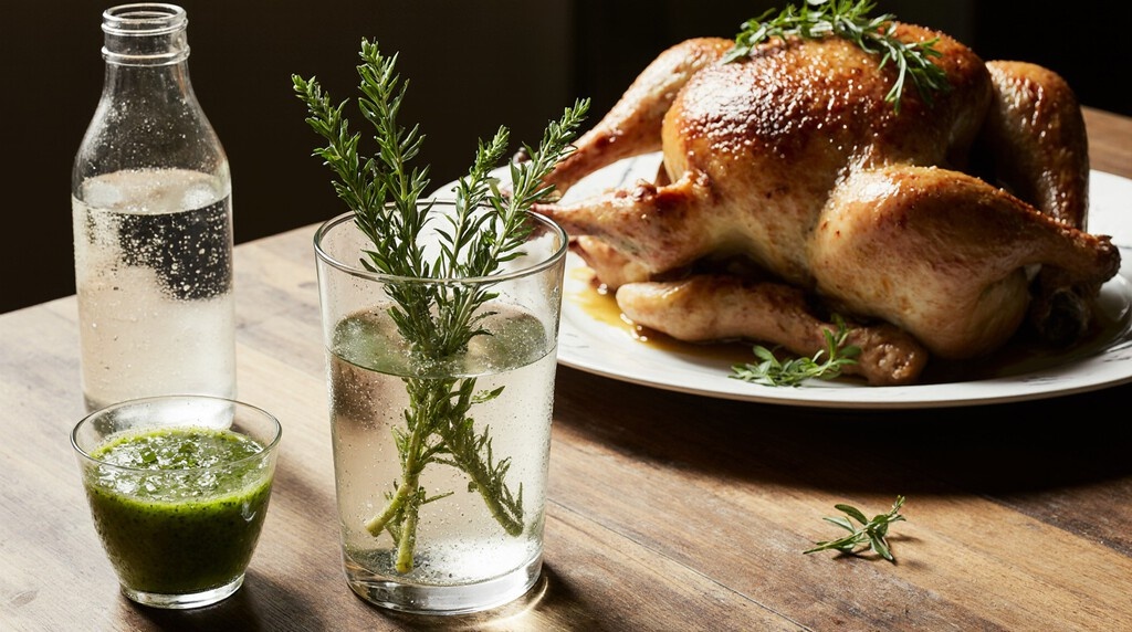 Тархун к запеяённой курице