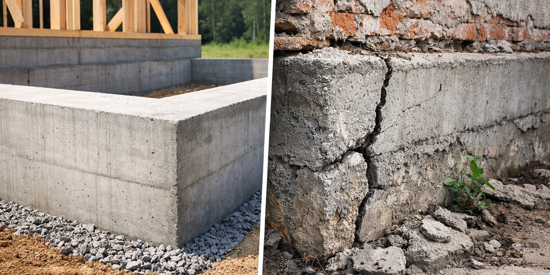 Ленточный фундамент: когда он работает десятилетиями, а когда — нет