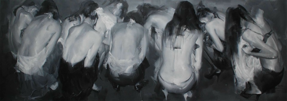 КАРТИНА КИТАЙСКОГО ХУДОЖНИКА ЧЖАН Х@Й ИНА  / Zhang Hai Ying / 张海鹰/ *1972