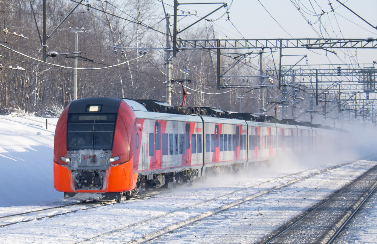 Электропоезд ЭС1П-034 "Ласточка" сообщением Нижний Новгород - Москва
